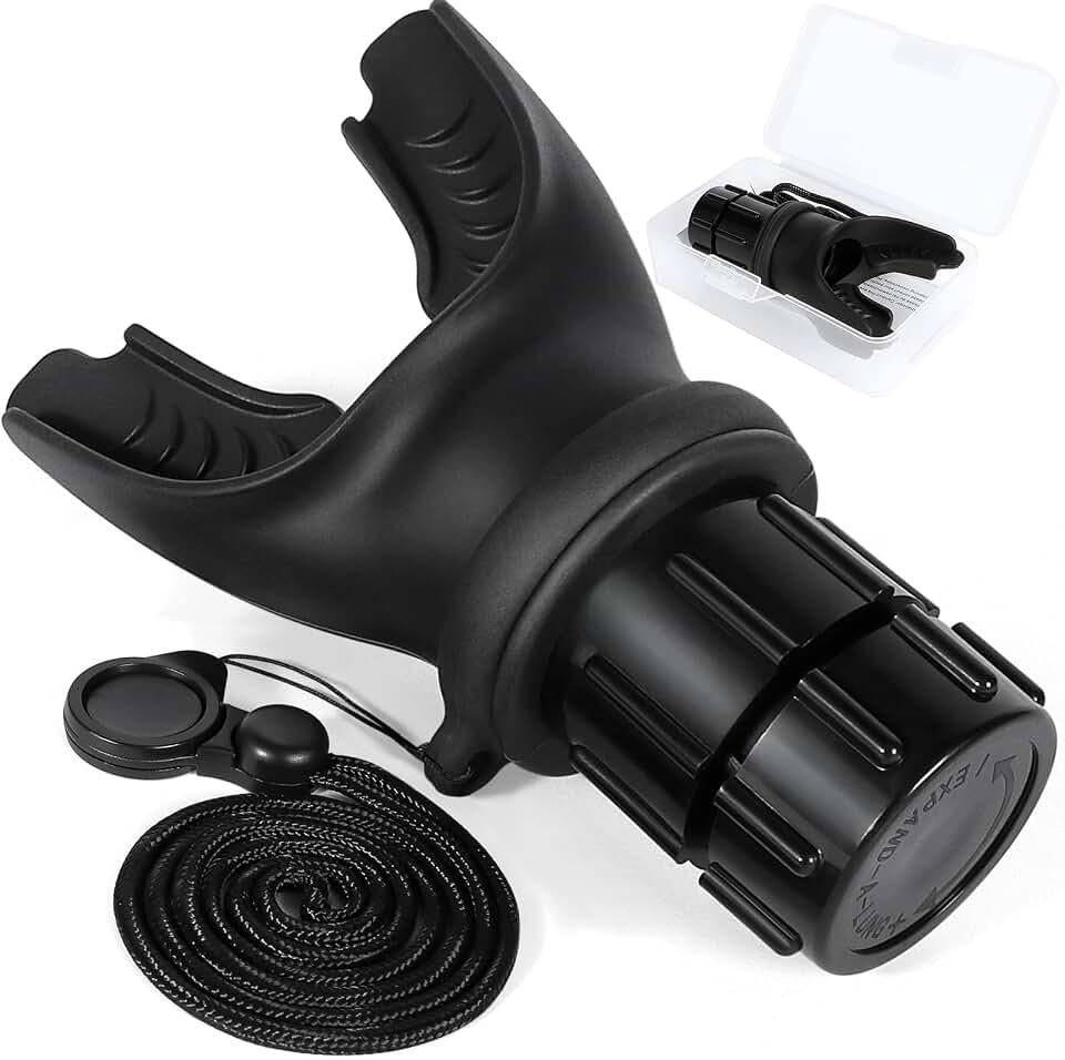 Breathing Trainer, Portable Lung Trainer with Adjustable Resistance, Breathe Trainer for Athletes, Runners, Swimmers, Cyclists &amp; Daily Breathing Training