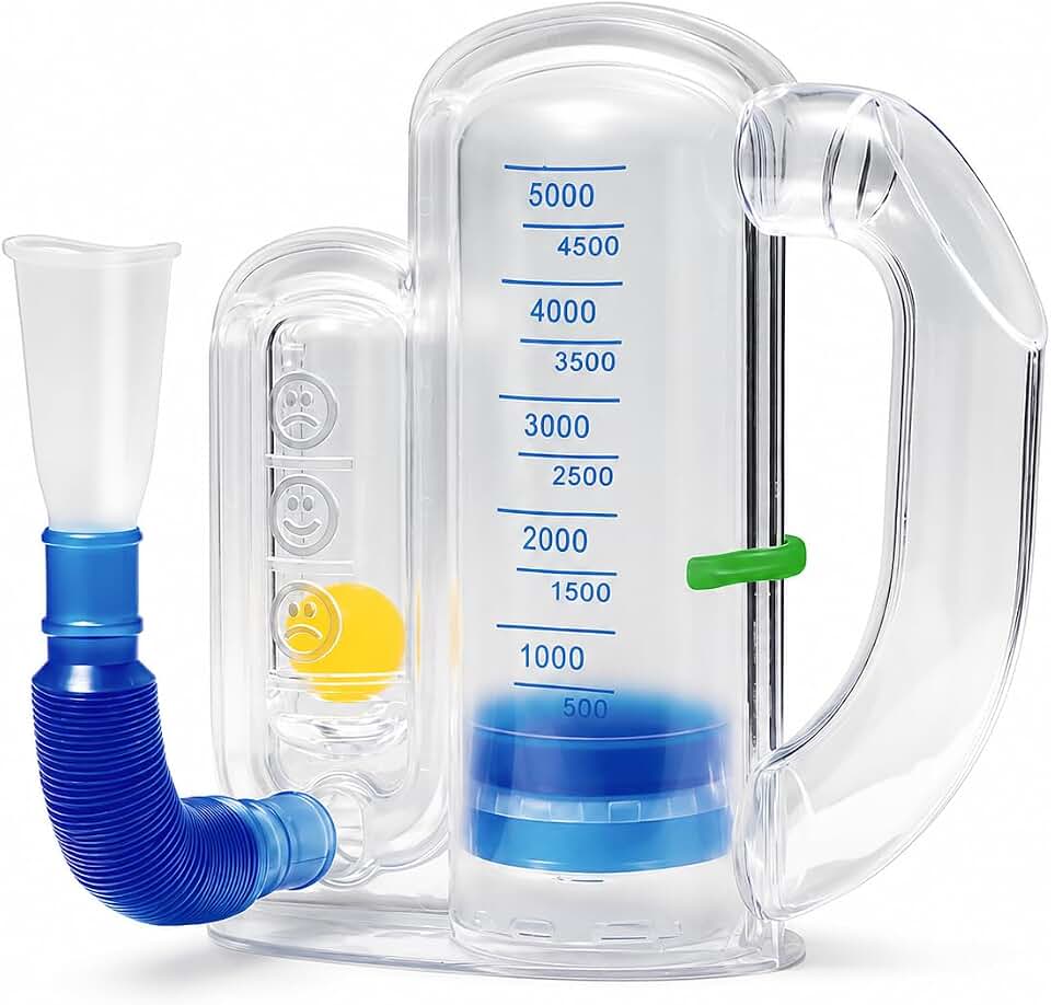 Palinoia Breathing Exercise Device, Visual Airflow Trainer for Lung Fitness | Supports Mindful Breathing, Relaxation, Focus And Wellness Practice While Providing Visual Feedback For Airflow Awareness