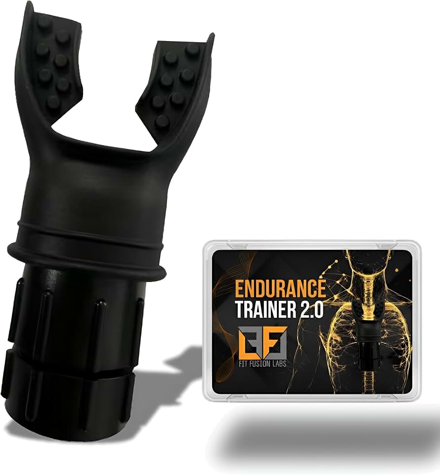 Lung Trainer – Adjustable Breathing Resistance Mouthpiece for Fitness, Running &amp; Endurance Training – Compact Breath Trainer for Workouts and Daily Practice