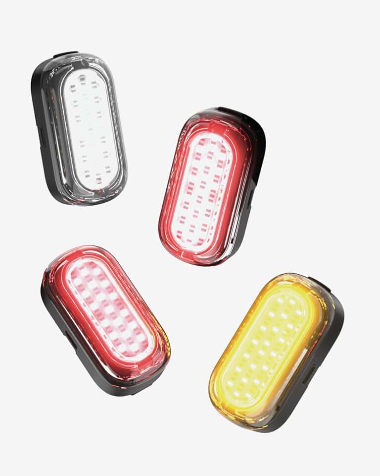 Lumos Firefly Mini Smart Bike Light System,Sync Turn Signal &amp; Brake Lights, Rechargeable LED Front &amp; Rear Lights with Custom Brightness, Flash Patterns, Bicycle Accessories for Night Riding