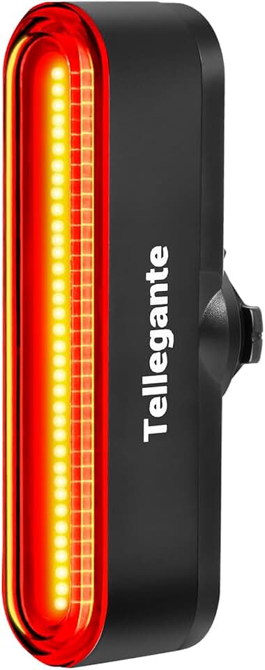200 Lumen High Visibility Smart Bike Tail Light, Brake Sensing, Auto ON/Off | 1500m &amp; 260° Max Visible Rear Bike Light, IPX6 Waterproof &amp; Aluminum Alloy Bicycle Taillight, Saddle or Seat Post Mount