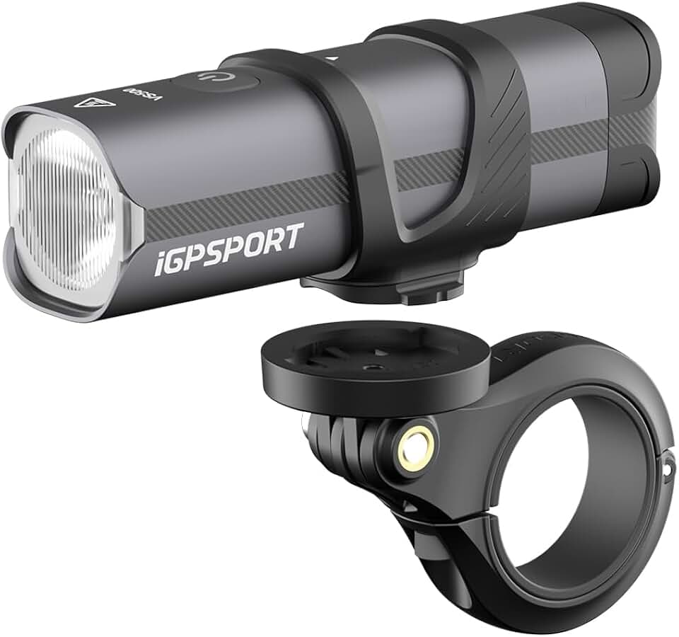 iGPSPORT Smart Bike Light, 500/800/1200/1800 Lumens Bright Bicycle Headlight for Night Riding Cycling Rechargeable Waterproof
