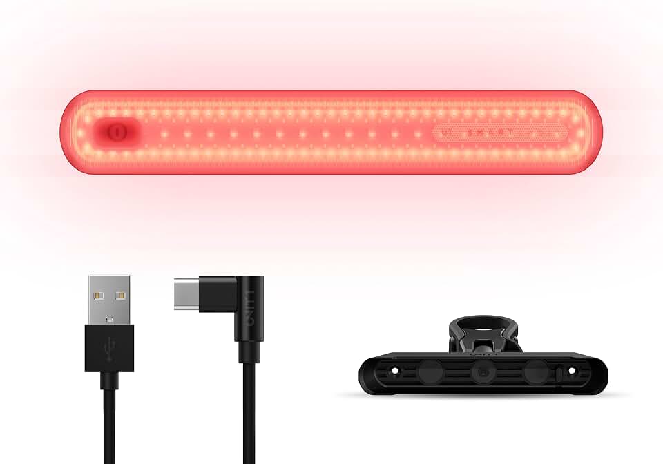UNIT 1 Smart Light | Wireless LED Turn Signals &amp; Brake Light | USB-C Rechargeable | Magnetic Mount | Nav Remote Compatible | App-Controlled Visibility via iOS &amp; Android