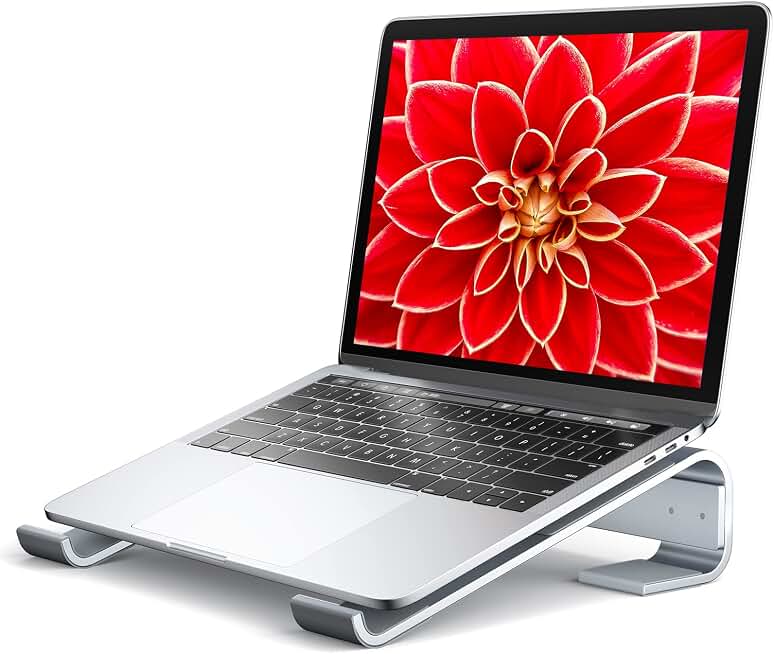 Soqool Laptop Stand for Desk,Aluminum Computer Stand for Cooling | Sturdy Stable Ergonomic Laptop Riser Compatible with MacBook Pro Stand Air/Dell/HP/Lenovo 10-16.2inch Notebook