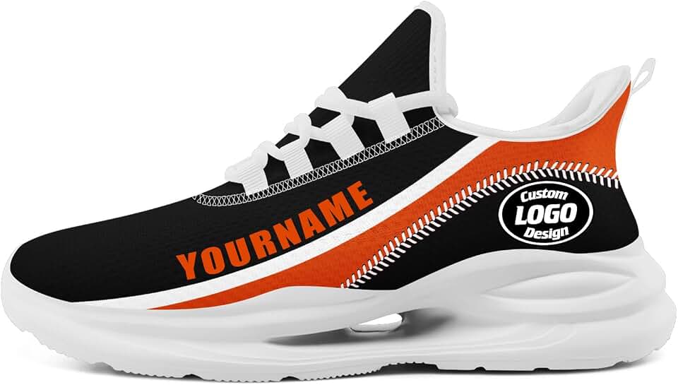 Custom Men's Sneaker Personalized Women's Running Shoes Light Weight Baseball Tennis Breathable Unisex Athletic Shoes