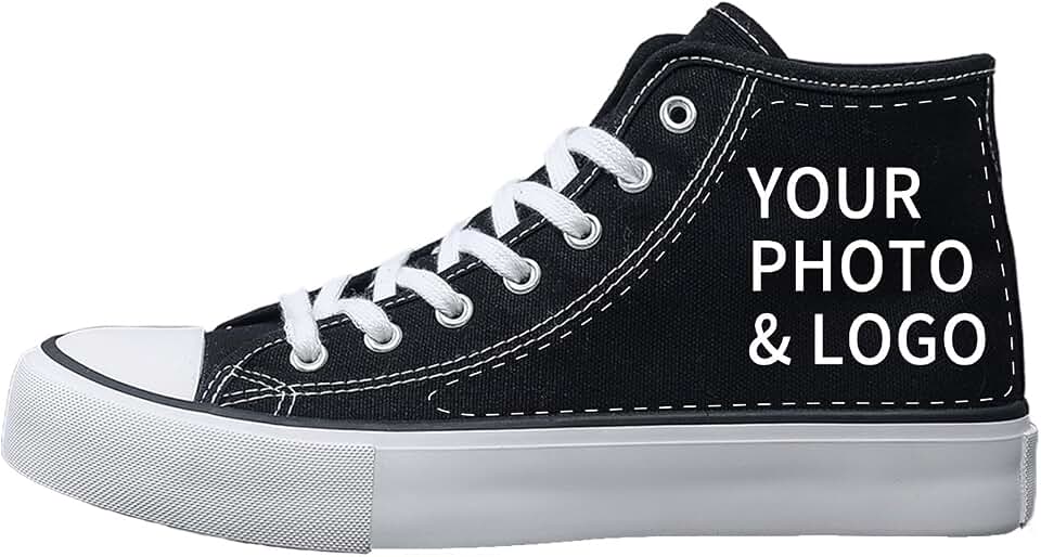 Custom Shoes Personalized Customization High-top Canvas Shoes Gift for Lovers Classic and Fashionable Canvas Sneakerfor Men&amp;Women