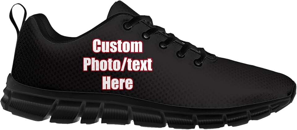Custom Sneakers Mens Womans Teenager Boy Girl Sports Shoes Personalized Photo Text Lightweight Lace Up Footwear Unisex Gift