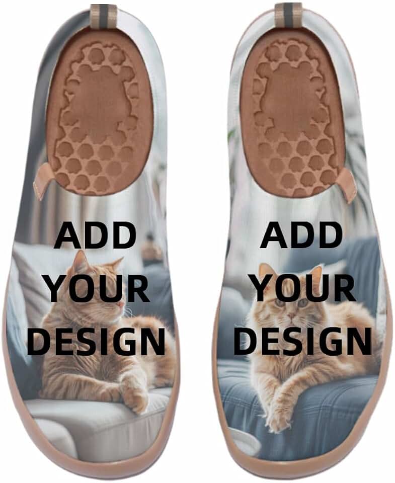 Casual Loafers for Women Art Painted Travel Slip On Shoes Lightweight Comfort Knitted Walking Sneakers