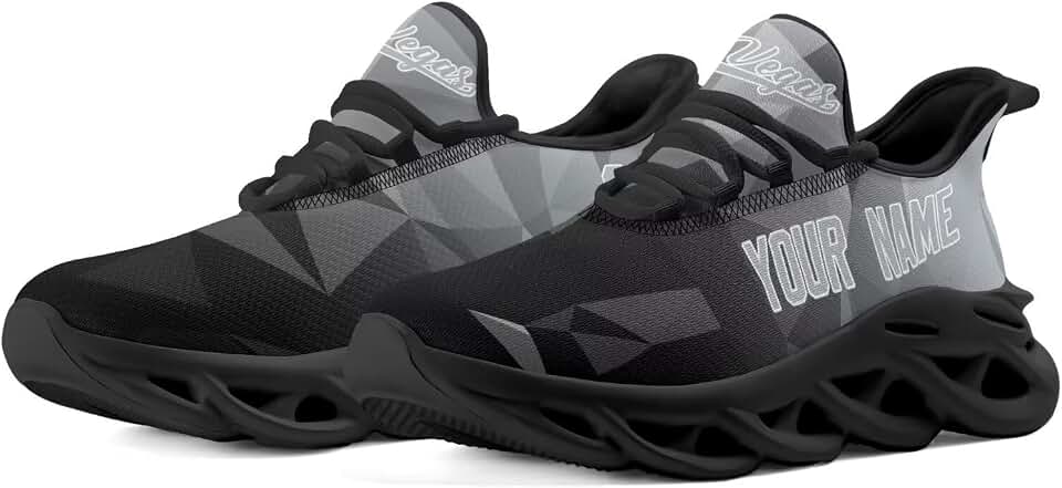 generic Custom Sports Shoes for Men-Personalized Athletic Sneakers with Name Number,Lightweight Non-Slip Gym Running Shoes,Unique Gifts for Fans Youth.
