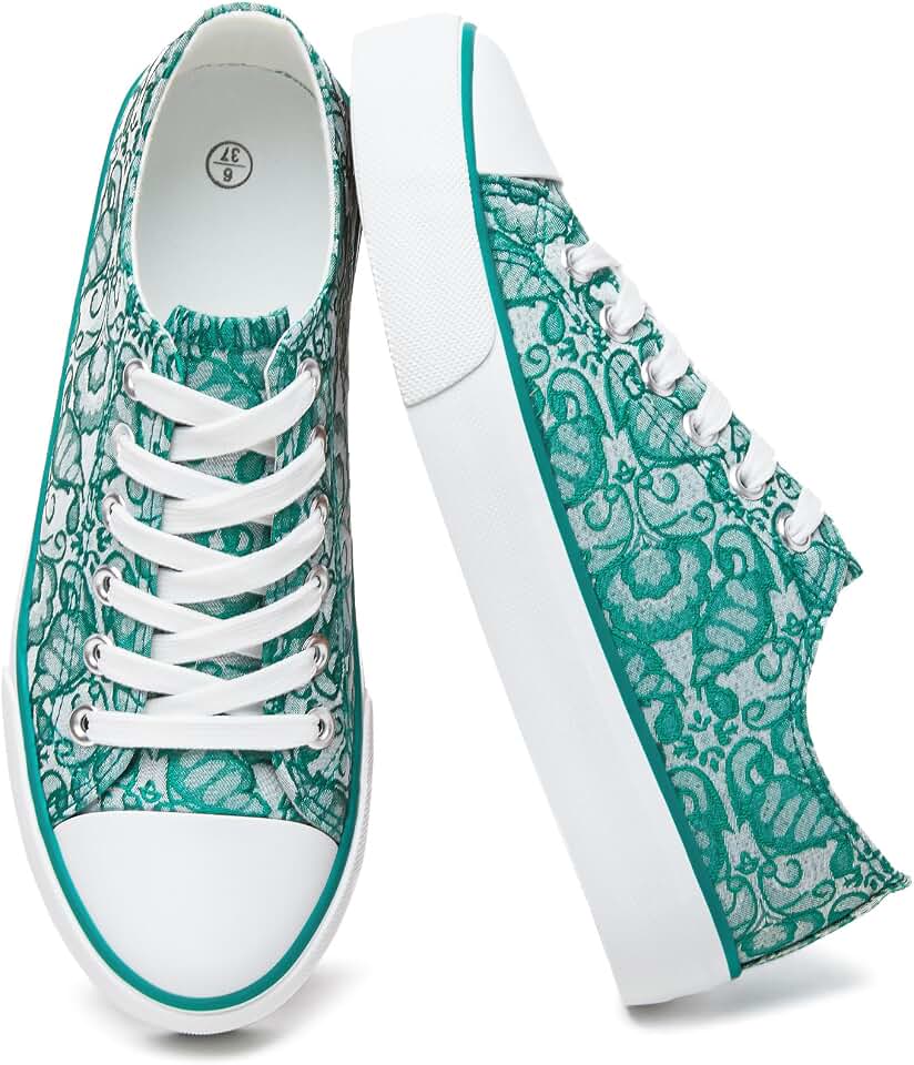 yageyan Womens Tennis Shoes Low top Canvas Sneakers Women Fashion Shoes