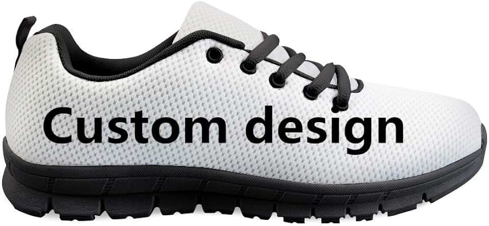 BIGCARJOB Adult Mens Running Shoes Casual Lightweight Sport Sneakers Lace-up Comfort Jogging Walking Shoes Printed Pattern