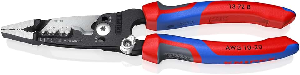 KNIPEX Tools 13 72 8 Forged Wire Stripper, 8-Inch