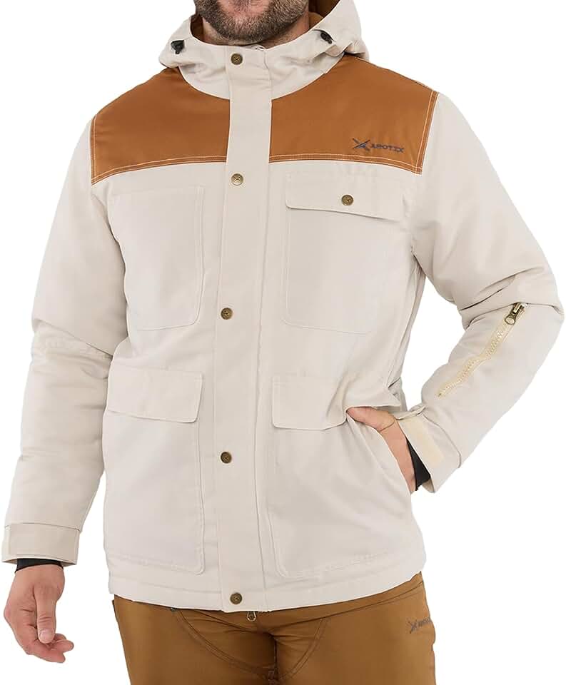 Arctix mens Fleece Lined Insulated Reinforced Performance Cold Weather Outdoor Coat