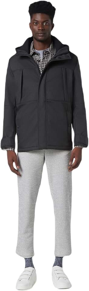 Andrew Marc Men's Softshell Jacket, NAVY (CULLEN), Size Medium