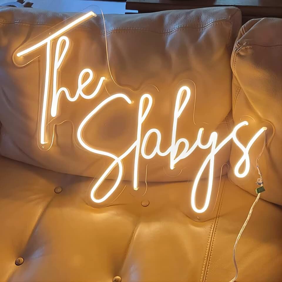 Yatvro Custom Neon Signs,Personalized Dimmable LED Neon Signs for Family Birthday Bar Wedding Party Night Light&amp;Company Logo or Business Signs, Birthday Gift Name Neon Lights