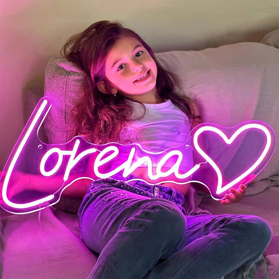 Custom Neon Sign, Customizable LED Neon Lights for Wall Decor, Birthday Party, Bedroom, Company Logo, Bar, Salon, Personalized Name Sign Gifts