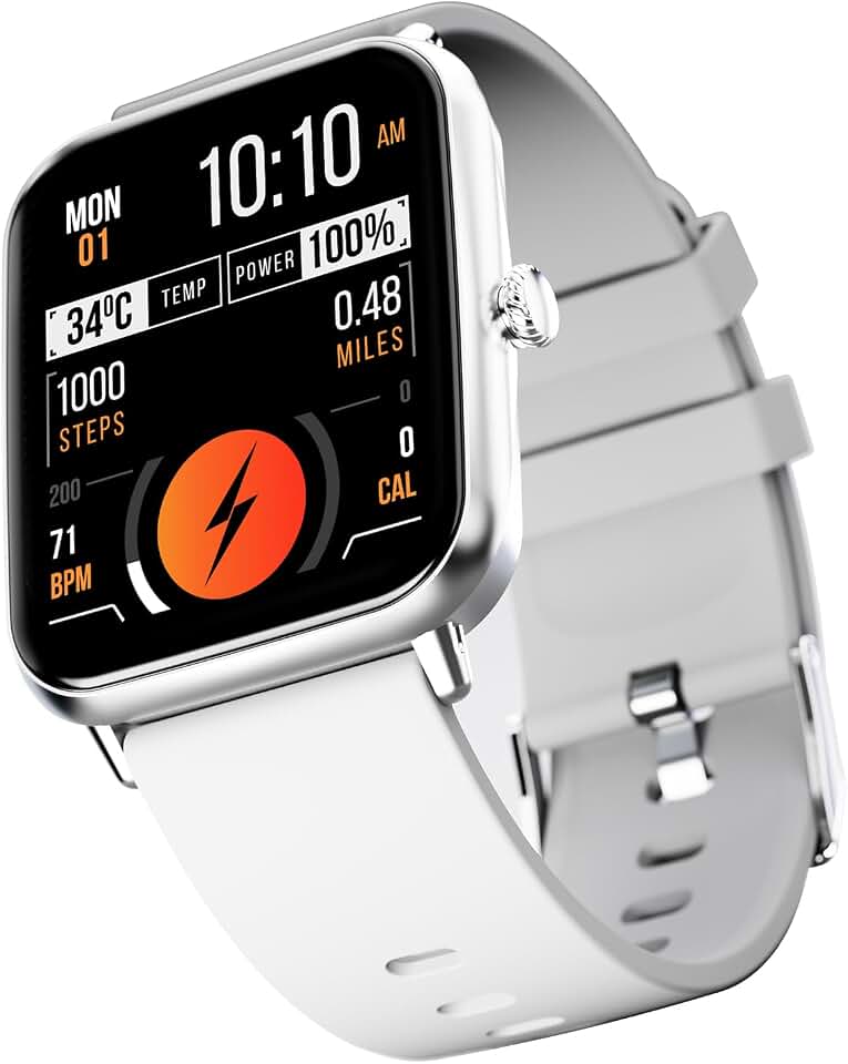 Fire-Boltt Ninja Call Pro Plus 46.48mm (1.83 inch) Smart Watch with Bluetooth Calling, AI Voice Assistance, 120 Sports Modes IP67 Rating, 240 * 280 Pixel High Resolution (Grey)