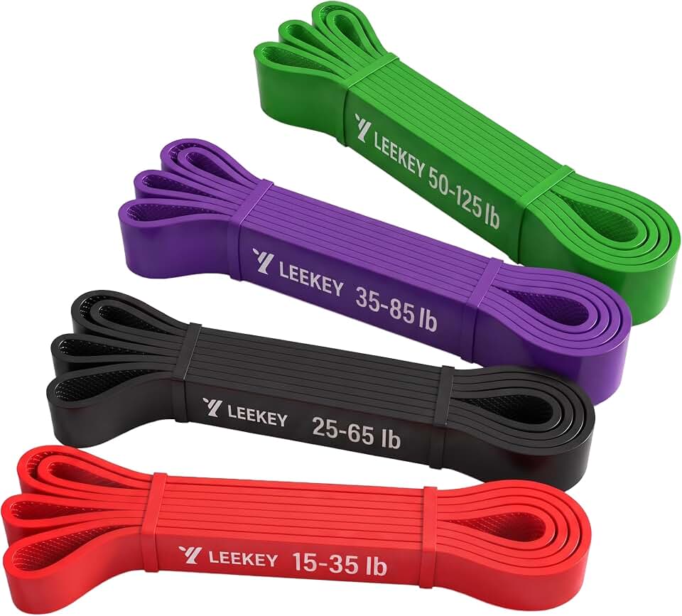 Resistance Bands for Pull Up Assist, Stretch Bands &amp; Exercise Workout Set | Long Resistance Bands for Pull up Assist, Strength Training, Physical Therapy, Stretching, Home Gym