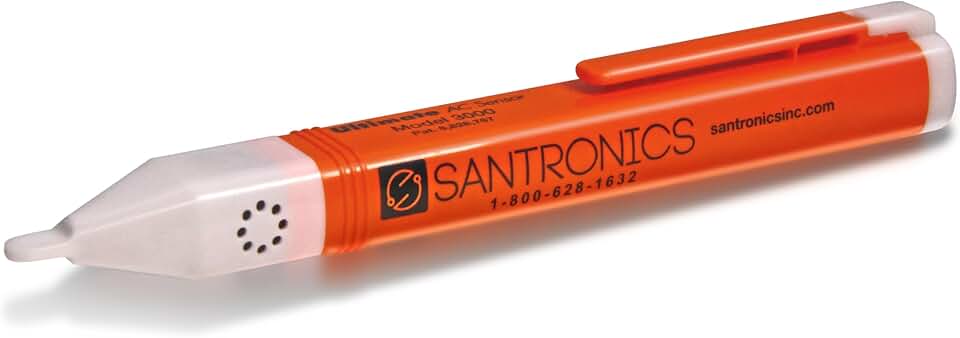 3000 Non-Contact Voltage Tester, Always-On AC Voltage Detector 50-1000VAC, CAT IV Certified Electric Tester, Made in USA, No On Off Switch, Audible Visual Alert, Pen Size Electrician Tool