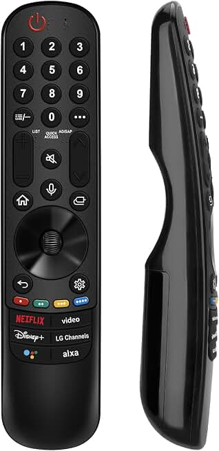 Replacement for LG TV Remote, for All 2019-2025 LG Remote Control for Smart TV with Voice and Pointer Function, for LG Magic Remote. 1-Year Warranty.