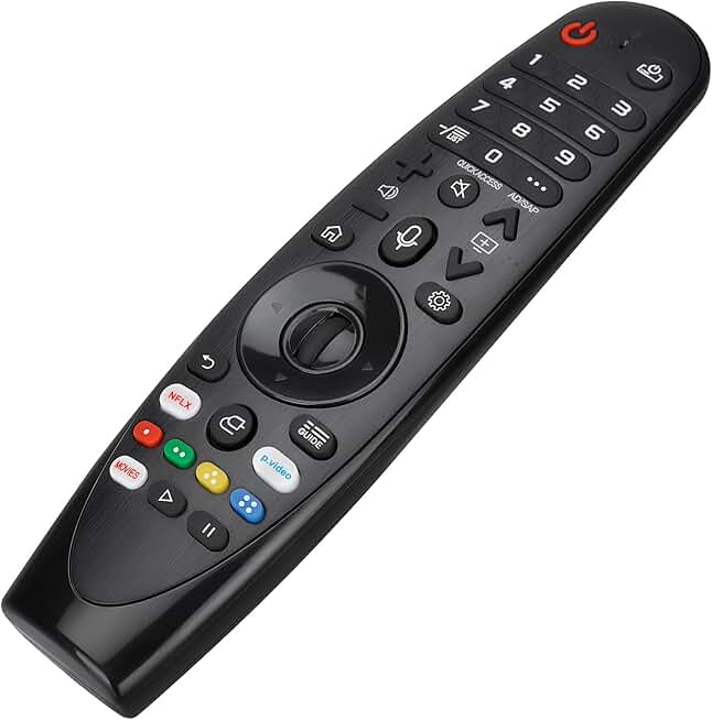 Voice Magic Remote for LG OLED QNED NanoCell Webos Smart TV Magic Remote Control Replacement AKB75855501 AN-MR20GA MR19BA MR21 MR22 MR23 MR24 GA GN GC MR18BA MR650A, with Pointer Function