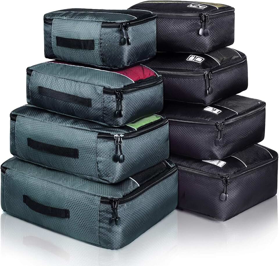 Idesort Packing Cubes large Luggage Organizers Bags For Travel Organizing Clothes