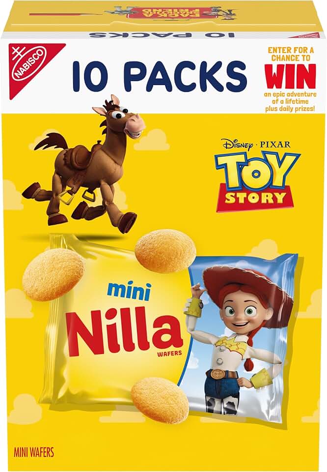 <<<NILLA Mini Wafers Cookies, Vanilla Wafers, 10 Snack Packs | Certified Kosher, Individually Wrapped>>>