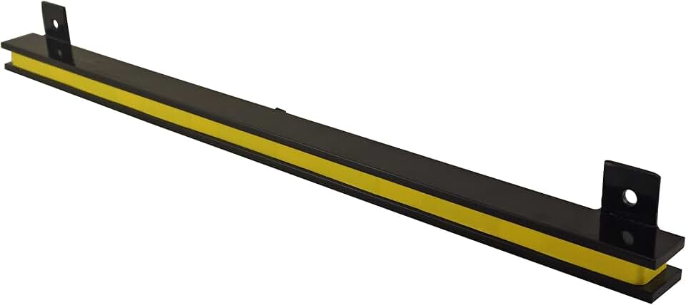 Master Magnetics 18" Magnetic Bar Tool Organizer - Easy to Install Magnet Storage Holder for House, Garage, Shed, or Job Site - Black Powder Coat