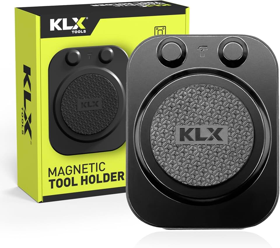 Magnetic Tool Holder - Strong Clip-On Belt Magnet Holster for Screws, Nails, Drill Bits, Hammer, Sockets, Pliers, Screw Drivers, Trowel, Wrench, or Any Magnetic Tools