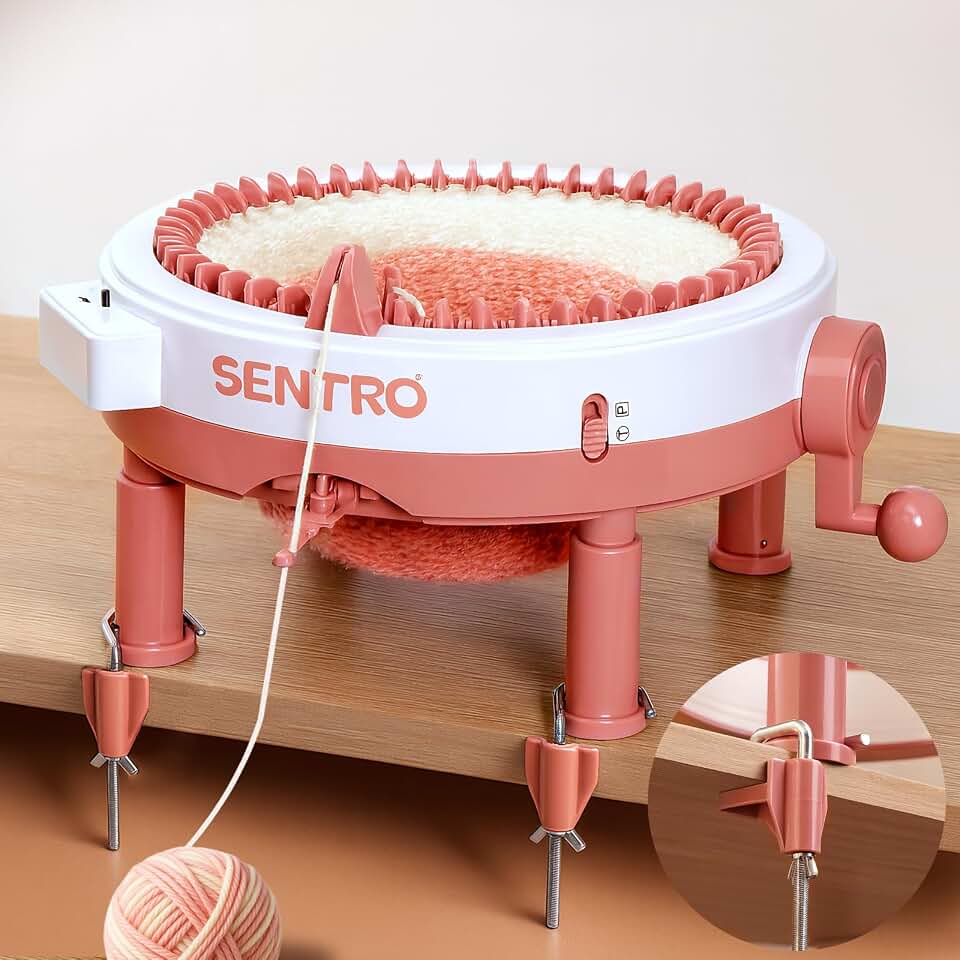 BZVV Knitting Machine 48 Needles with Row Counter for Beginners（Upgraded） | 48 needles with row counter