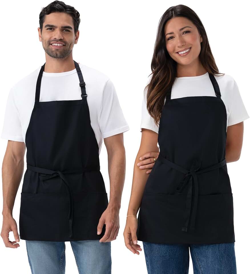 Chef Works Unisex Three Pocket Apron