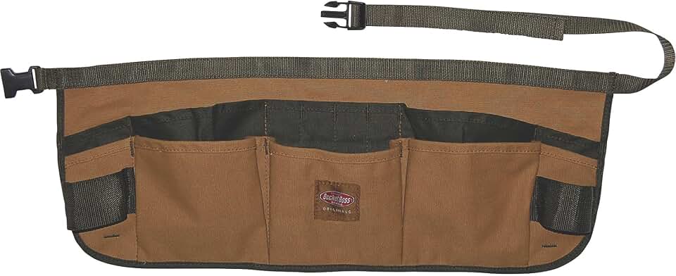Bucket Boss Canvas SuperWaist Work Apron in Brown, 80100