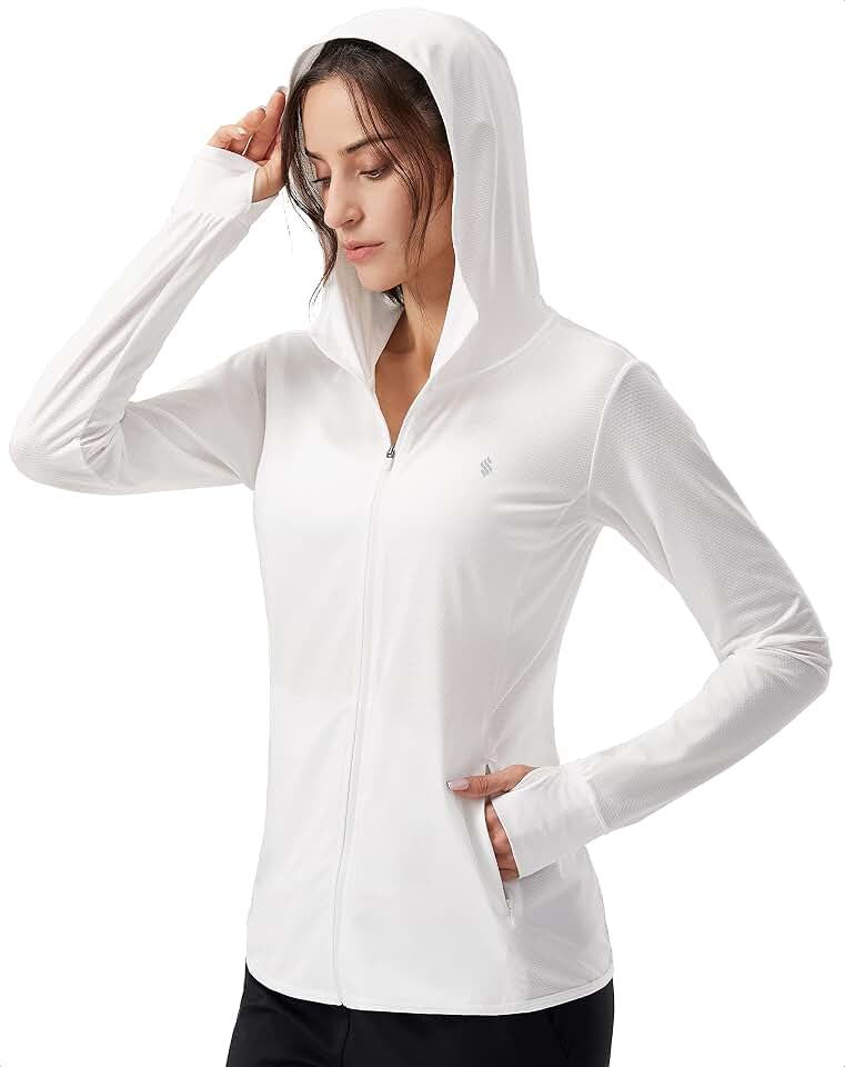 Soothfeel Women's UPF 50+ Sun Protection Shirt Hoodie Jacket Lightweight