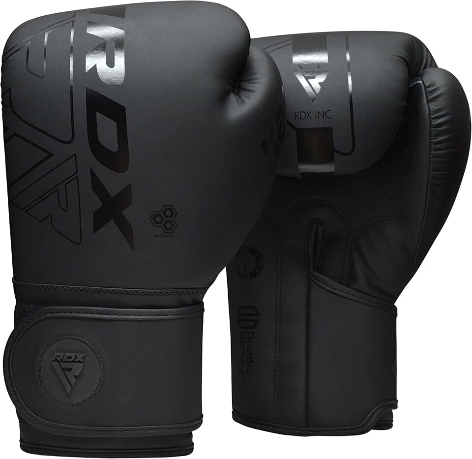 RDX Boxing Gloves, Pro Training Sparring, Maya Hide Leather, Muay Thai MMA Kickboxing, Men Women Adult, Heavy Punching Bag Focus Mitts Pads Workout, Breathable Palm, Multi Layered, 8 10 12 14 16 18 Oz