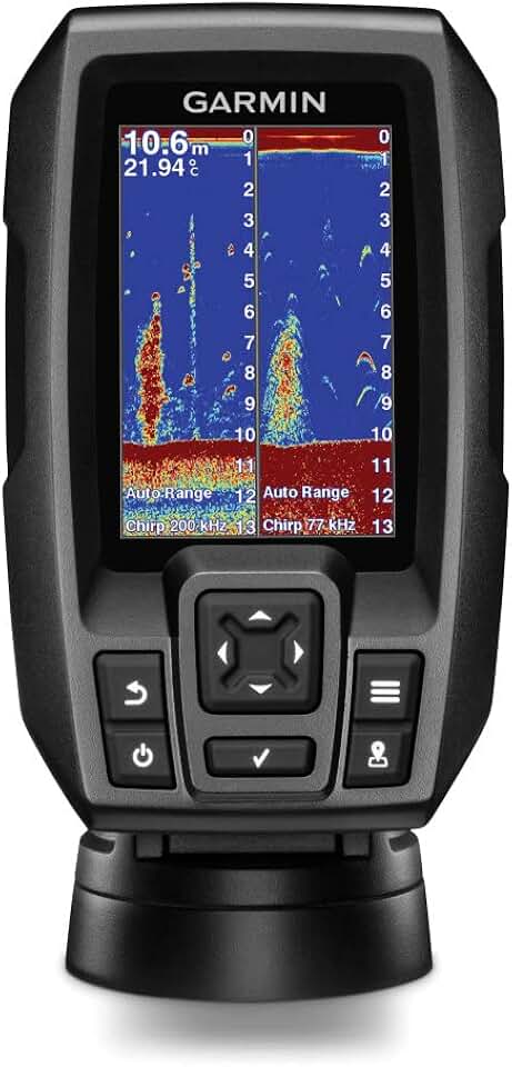 Garmin 010-01550-00 Striker 4 with Transducer, 3.5" GPS Fishfinder with Chirp