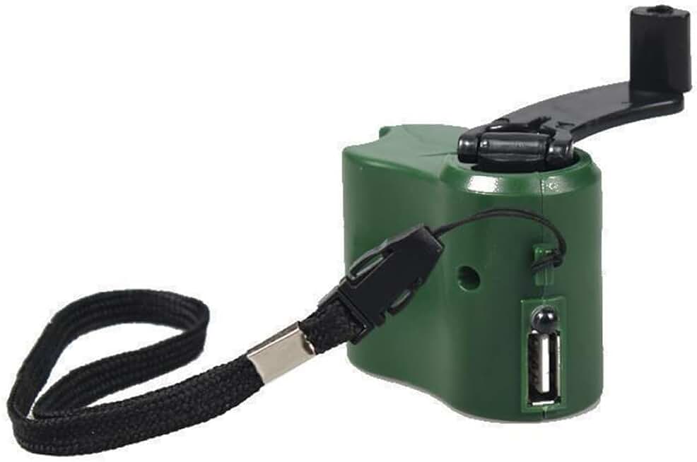 Portable Hand Crank Generator, 5V USB Charger for Cell Phone | Portable | Ideal for Emergency Outdoor Mobile Phone Charging