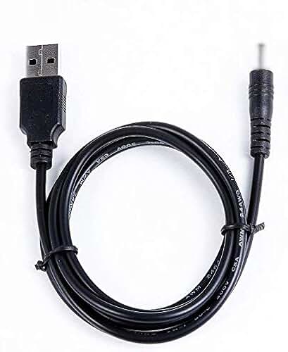 New USB Cable Charger Power Charging Cord Replacement for Ambient Weather WR-299 WR299 Compact Emergency Solar Hand Crank Alert Radio