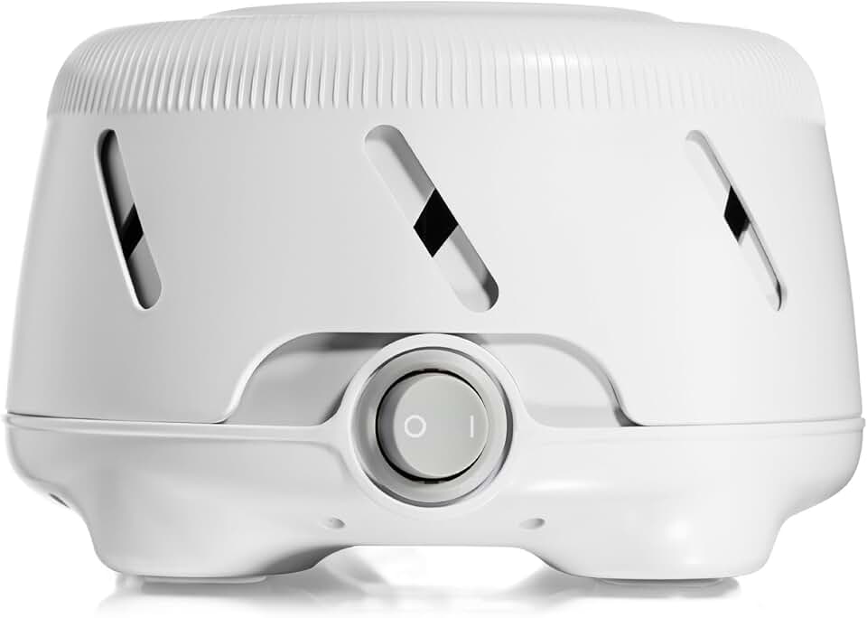 Yogasleep Dohm Uno (White) - White Noise Sound Machine | Real Fan Inside for Non-Looping White Noise - Sleep Aid, Office Privacy &amp; Meditation for Adults &amp; Baby, Registry Gift