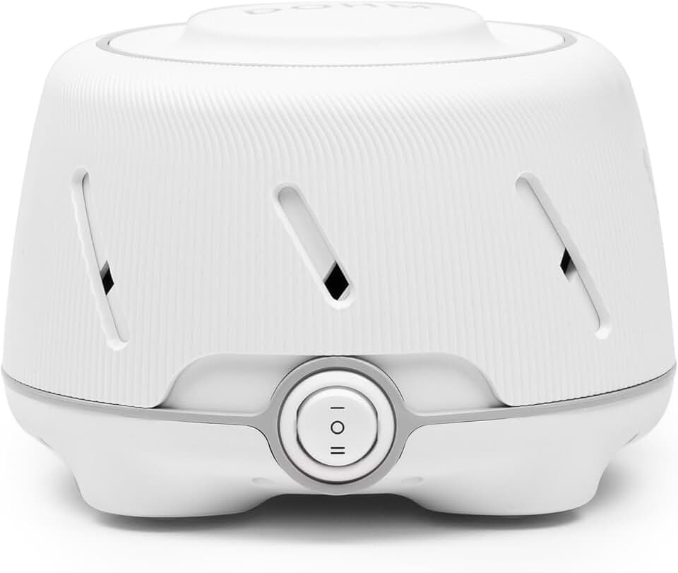 Yogasleep Dohm (White/Gray) The Original White Noise Machine, Relaxing Natural Sound from a Real Fan, Sleep Aid &amp; Noise Cancelling for Adults &amp; Baby, Office Privacy &amp; Meditation, Baby Registry