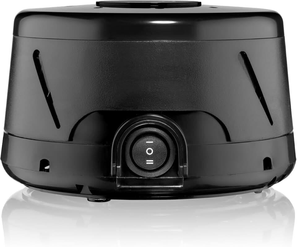 Yogasleep Dohm Classic (Black) The Original White Noise Machine, Soothing Natural Sound from a Real Fan, Noise Cancelling for Office Privacy, Travel &amp; Meditation, Sleep Therapy for Adults &amp; Baby