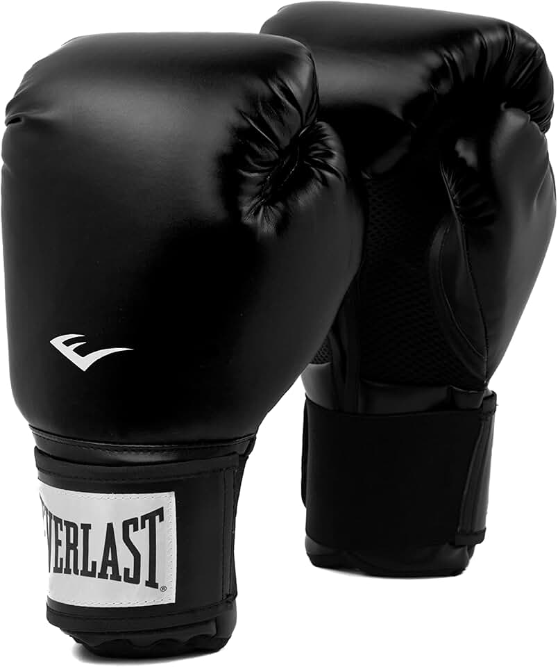 Everlast Prostyle 2 Boxing Gloves, Entry Level Training Gloves for Men and Women, Secure Fit Hook and Loop Closure &amp; Ventilation, Heavy Bag &amp; Speed Bag Training