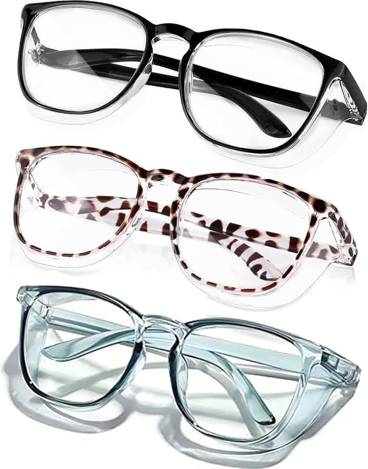 SQIMZAR Safety Glasses Goggles For Women Nurses Protective Eyewear,Anti Fog Safety Goggles