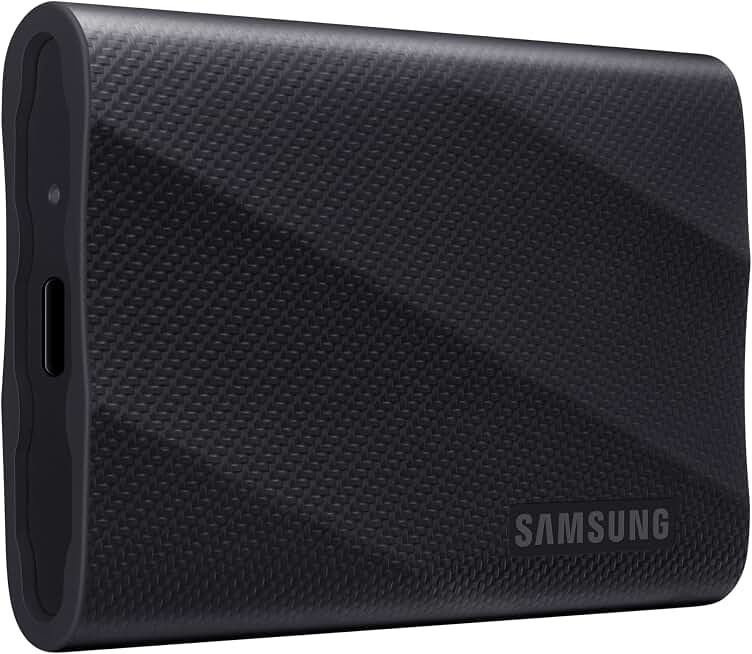 Samsung T9 Portable SSD 1TB, USB 3.2 Gen 2x2 External SSD, Up to 2,000 MB/s | External Solid State Drive for Gaming, Students and Professionals, MU-PG1T0B/AM, Black