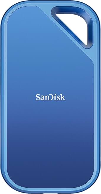 SANDISK 2TB Creator Pro Portable SSD - Up to 2000MB/s, for Laptops and Computers, USB-C, USB 3.2 Gen 2x2, IP65 Water and Dust Resistance, 1 Month of Adobe Creative Cloud Included - SDSSDE81C-2T00-G25