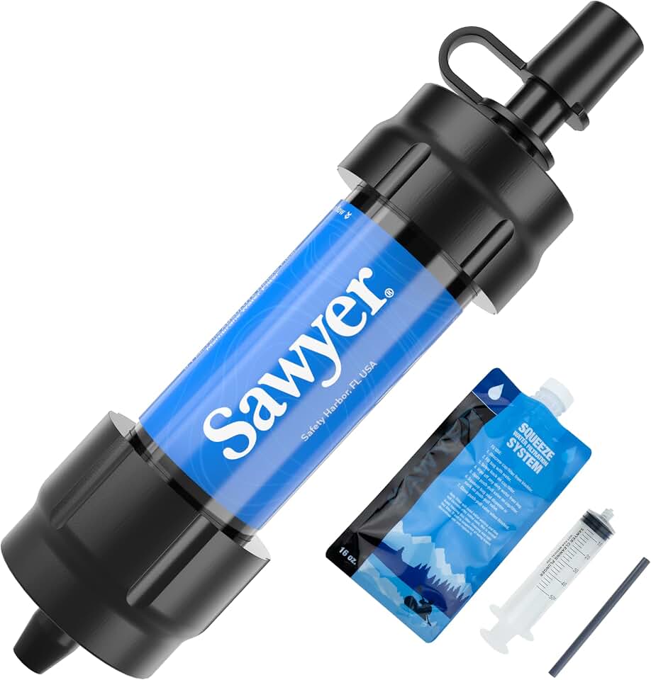 Sawyer Products SP128 Mini Water Filtration System, Single, Blue