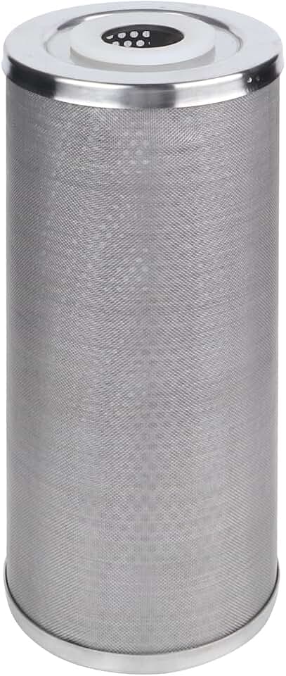 Stainless Steel Cleanable Wire Mesh Filter Cartridge 10”Length,4.5"OD(5 Micron)