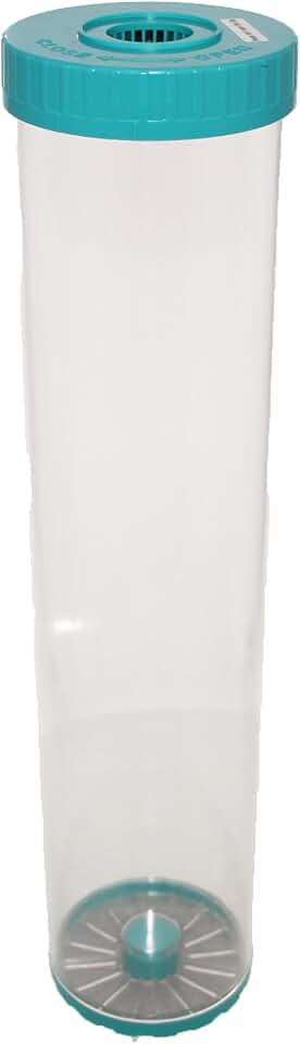 Neo-Pure 20 x 4.5 Clear Empty Standard Size Water Filter Cartridge, Durable Construction Universal Pre/Post Use
