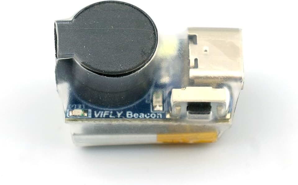 VIFLY Beacon Self-Powered Drone Buzzer Lost Alarm Tracker | For Aerial Photography Drones, FPV Drones, Airplanes, Loud alarm over 100dB, Compact and easy mounting