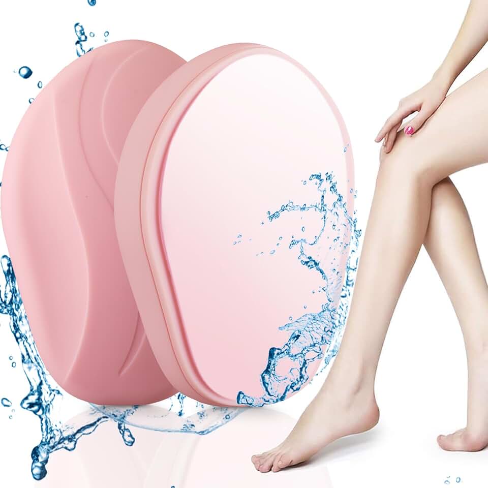 Crystal Hair Eraser for Women Men, Magic Crystal Hair Remover with Nano Glass Technology, Reusable Painless Hair Removal Tool, Exfoliating Hair Removal Stone for Legs, Arms, Back, Body