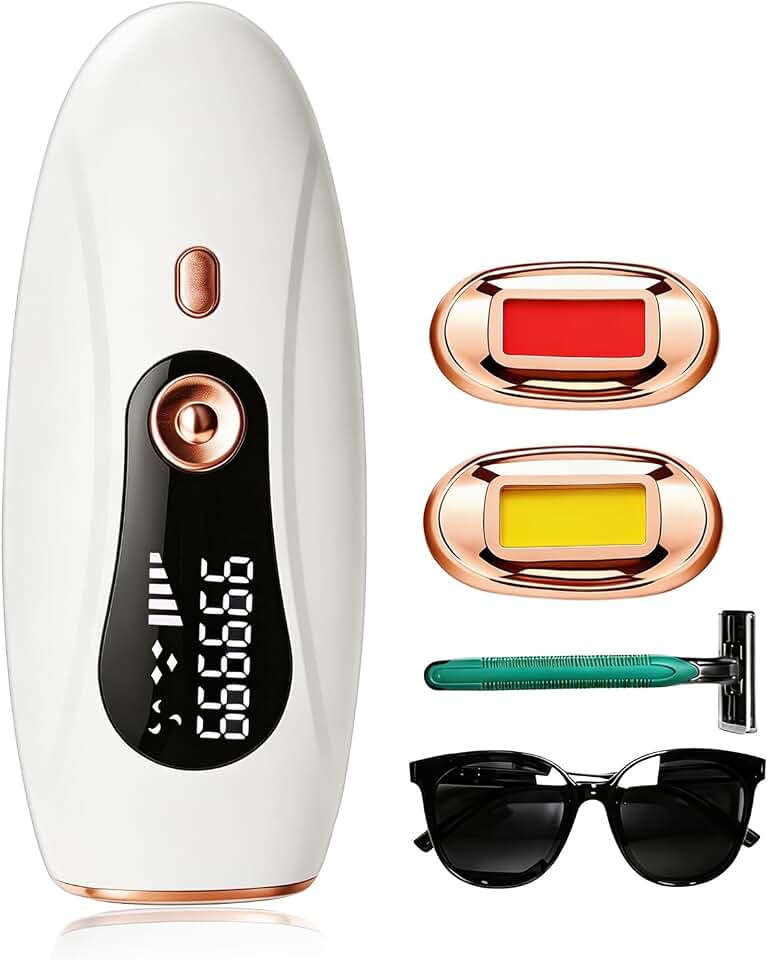 IPL Laser Hair Removal Device for Women and Men At Home Permanent Painless Lazer Hair Remover depiladora láser para mujer Long Lasting Results for Face Body Bikini Line Armpits Legs